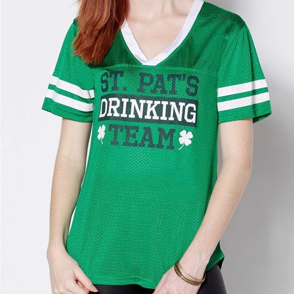 Spencer's Tops - Drinking Team Captain St. Patrick's Day Jersey Shirt